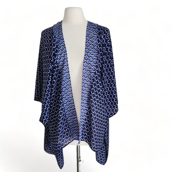 Catherines Women’s‎ 0X/1X XL Polyester Shawl Open Swim Coverup Purple - Picture 1 of 15